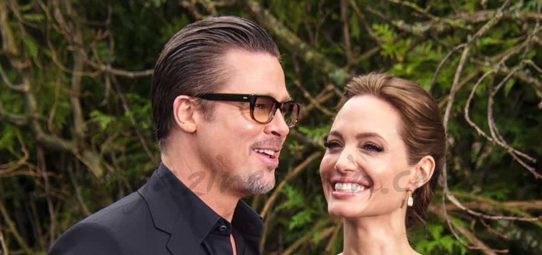 La “maléfica” Angelina Jolie se “derrite” en brazos de su prometido…