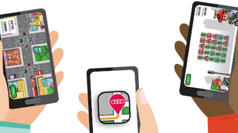 App gratuita de Audi, para la seguridad de los niños
