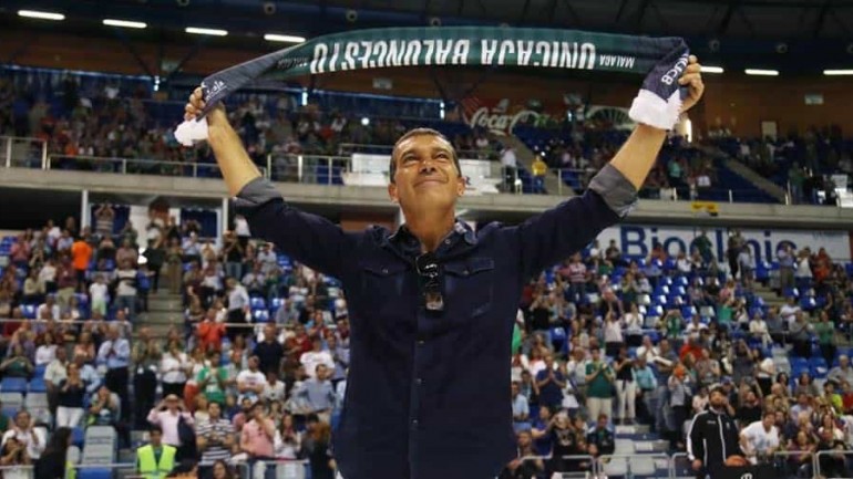 Antonio Banderas forofo del baloncesto