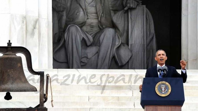 Barah Obama conmemora el 50 aniversario de Martin Luther King