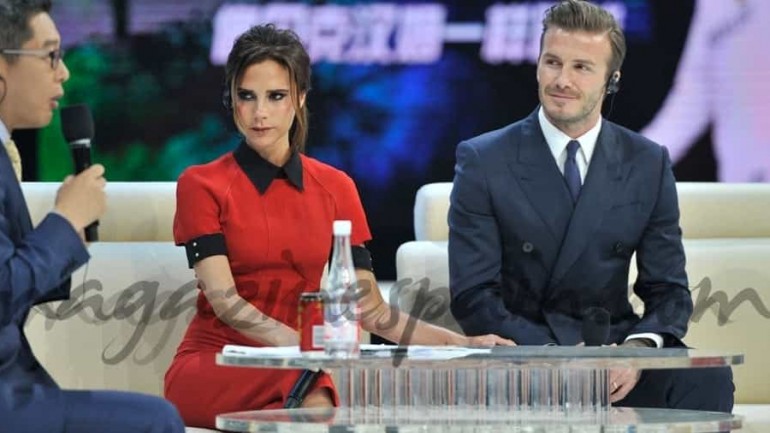 Los Beckham revolucionan Pekín…