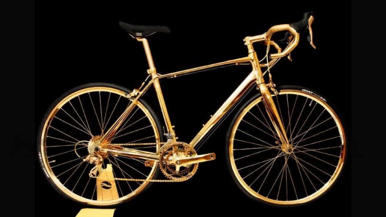 Bicicleta de 24 kilates