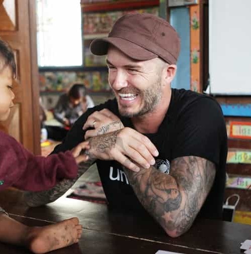 David Beckham visita Camboya