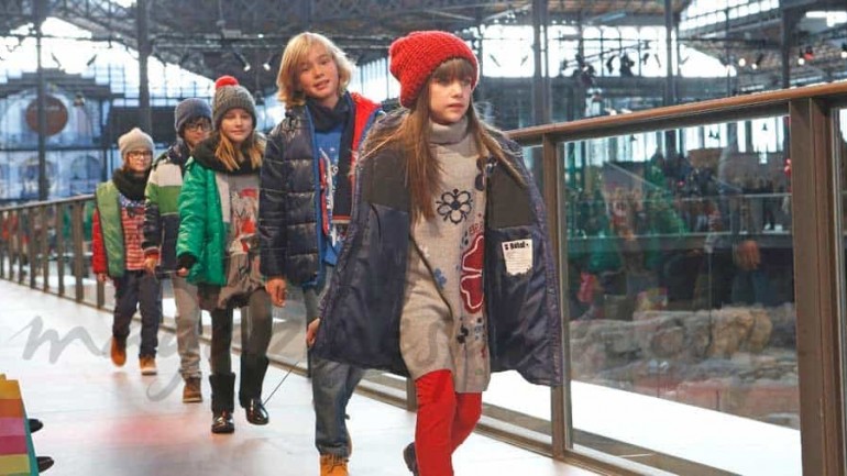 Los niños protagonistas de Barcelona 080 Fashion