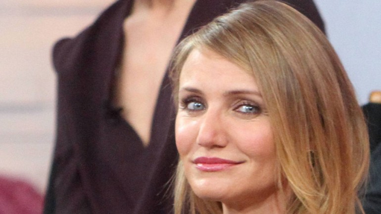 Cameron Díaz, feliz en la presentación de su última película, «Annie»