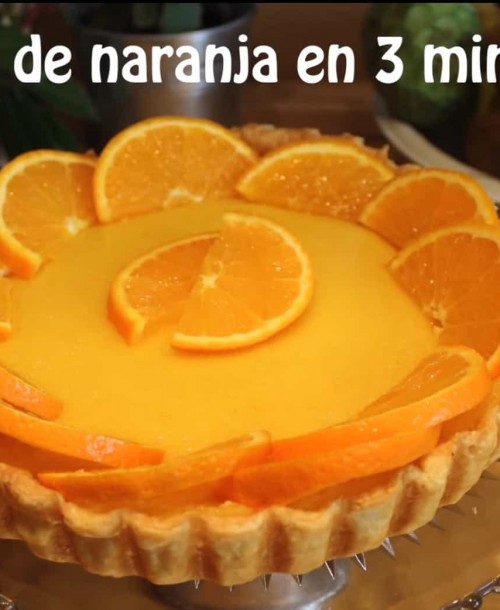 Tarta de Naranja en 3 minutos!!