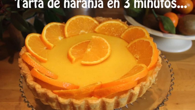 Tarta de Naranja en 3 minutos!!