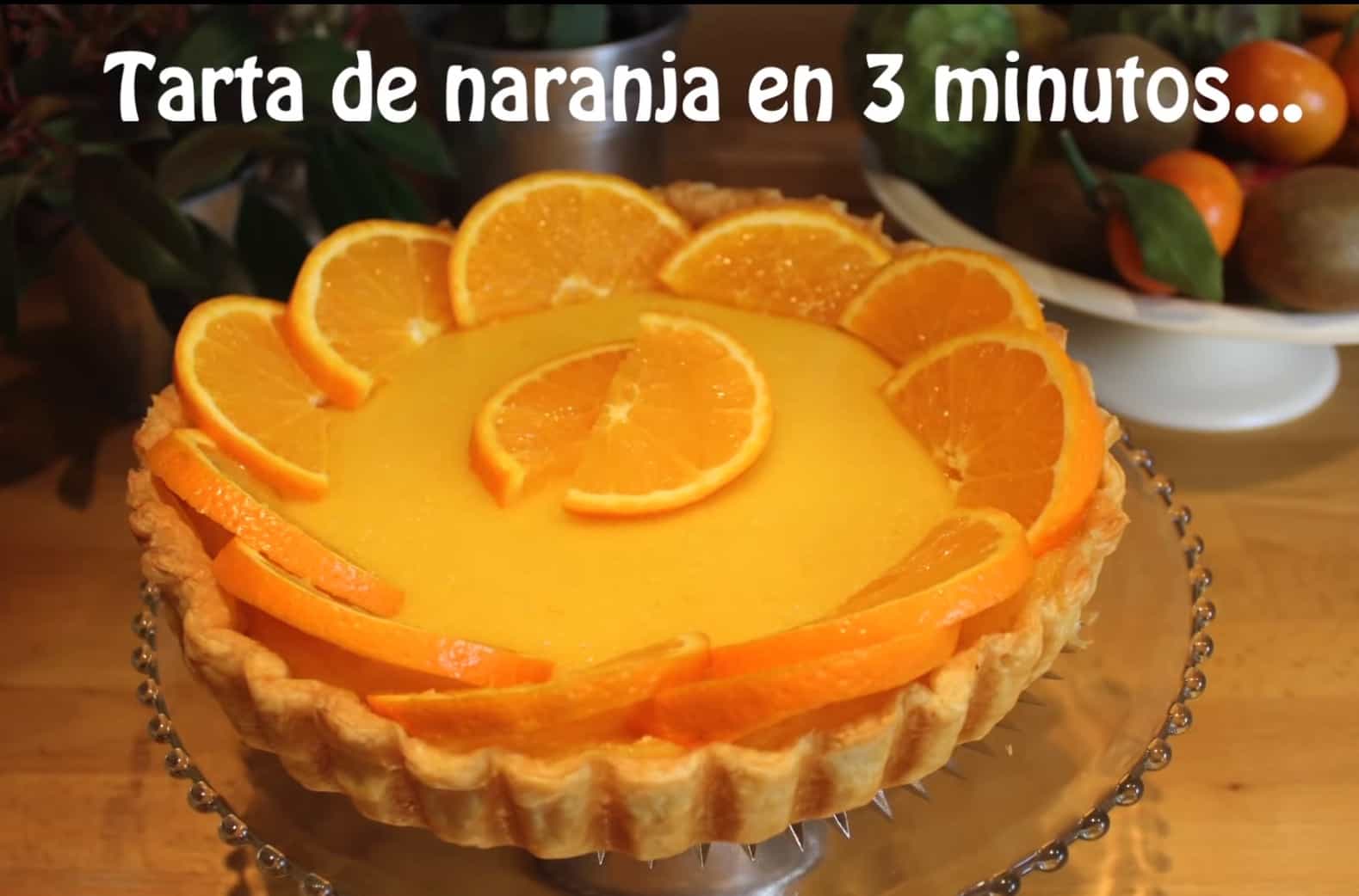 Tarta de Naranja en 3 minutos!!