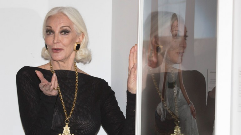 Carmen Dell’ Orefice la modelo «más antigua» del mundo