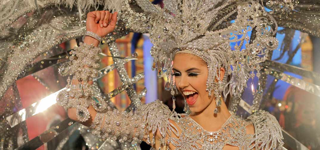 Cindy Klein,  Reina del Carnaval en Las Palmas