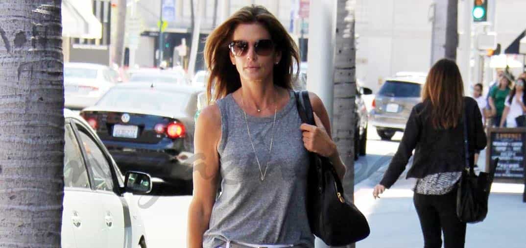 Cindy Crawford no lleva a sus hijos al colegio