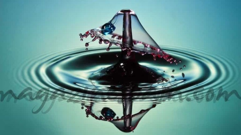 Corrie White, fotografía las gotas de agua