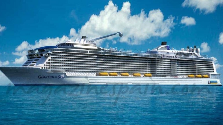 Una vista de lujo en un crucero de lujo…