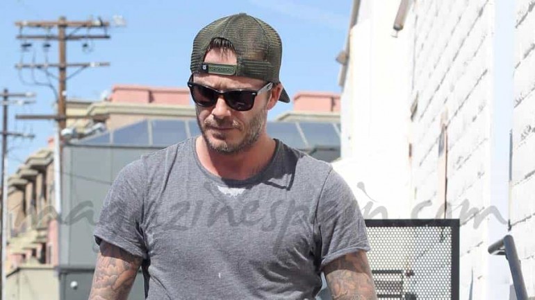 David Beckham se descuida