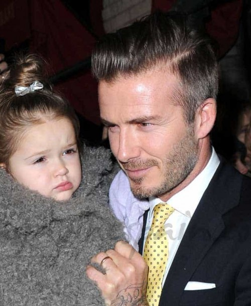David Beckham con su «princesa»