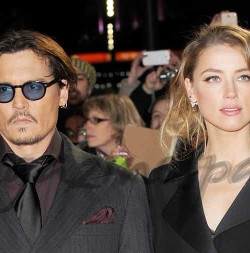 Johnny Depp, con unos kilos de más, presume de novia