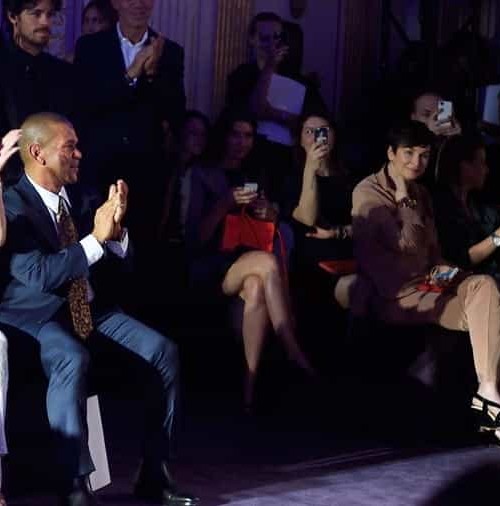 Donatella Versace, presenta su colección de alta costura