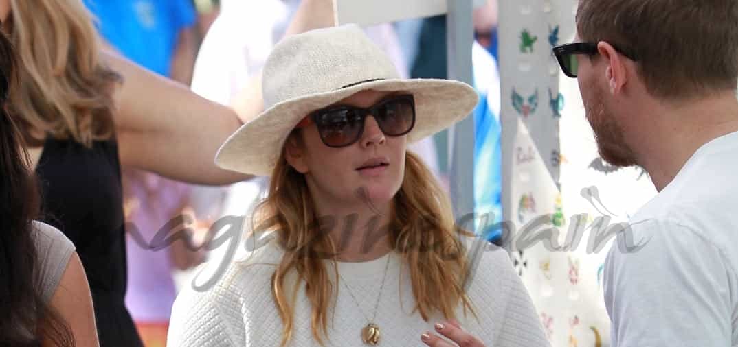 Drew Barrymore con unos “kilitos” de más