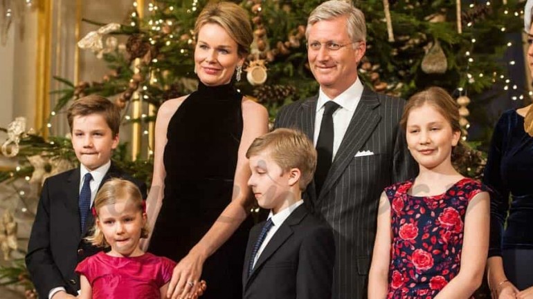 La Familia Real Belga celebra la Navidad