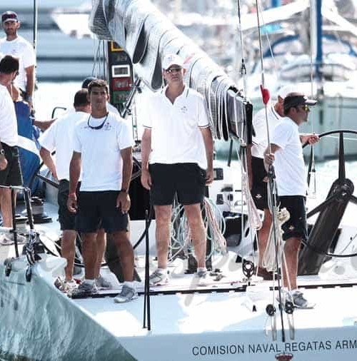 Felipe VI, primera regata en Mallorca