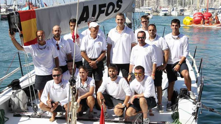 Felipe VI, en la 33 Copa del Rey Mapfre