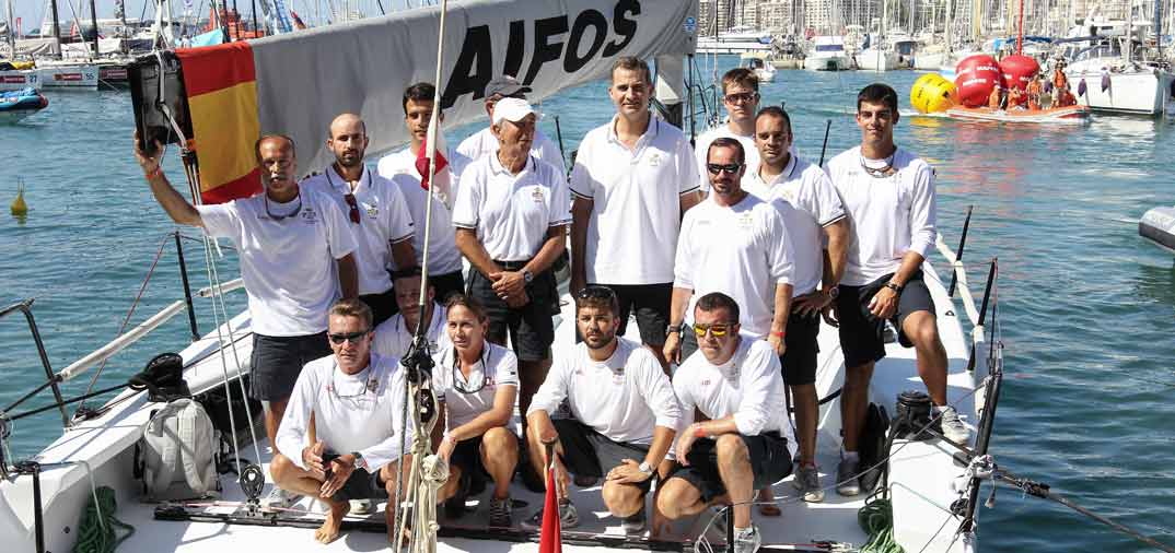 Felipe VI, en la 33 Copa del Rey Mapfre