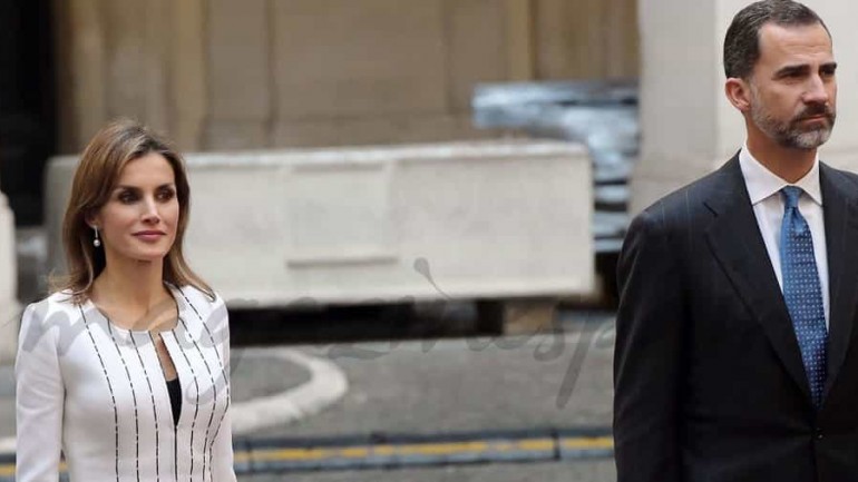 Los Reyes derrocharon simpatía en Italia