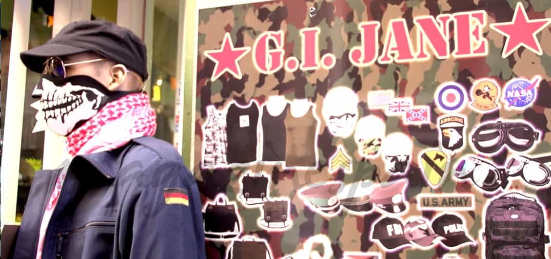 Fran Larrañaga y la moda militar desde G.I. Jane