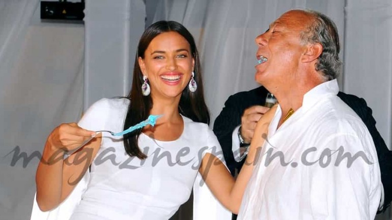 Irina Shayk, madrina de honor en la fiesta de cumpleaños del billonario Fawaz Gruosi