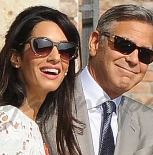 George Clooney y Amal Alamuddin, primeras fotos después de su boda