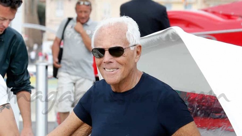 Giorgio Armani vacaciones en la costa francesa