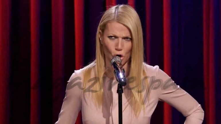 Gwyneth Paltrow dio el cante