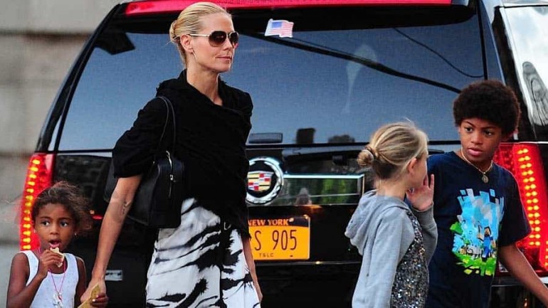 Heidi Klum ejerce de madre