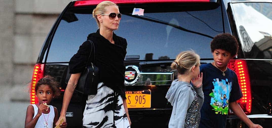 Heidi Klum ejerce de madre