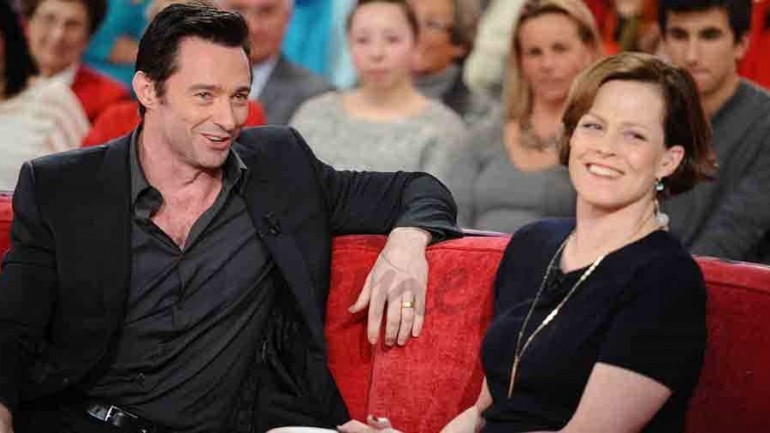 Hugh Jackman y Sigourney Weaver promocionan, «Chappie»