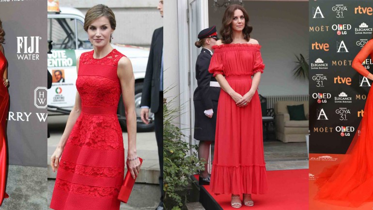 Las celebrites apuestan por el color rojo en 2017- Parte I