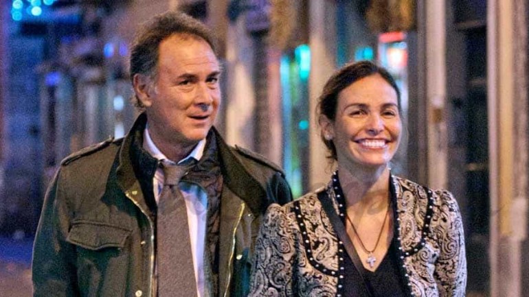 Inés Sastre y Michele Alfano, felices en Roma