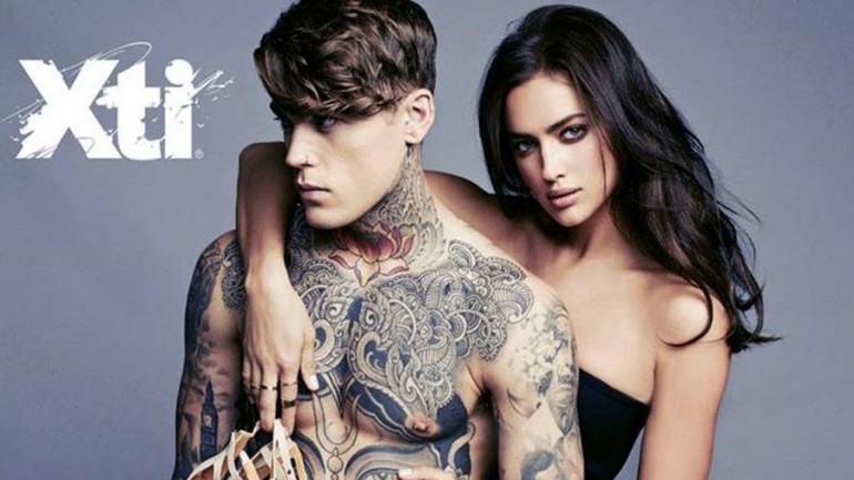 Making Of, de Irina Shayk y el futbolista inglés Stephen James, para Xti