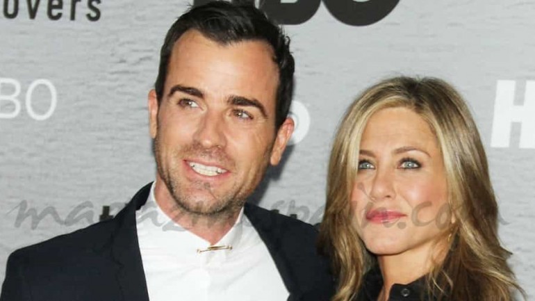 Jennifer Aniston y  Justin Theroux amor dentro y fuera de la pequeña pantalla
