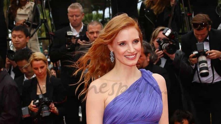 Jessica Chastain, la más solicitada en Cannes