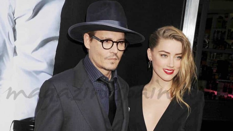 Johnny Deep y Amber Heard, segundo aniversario