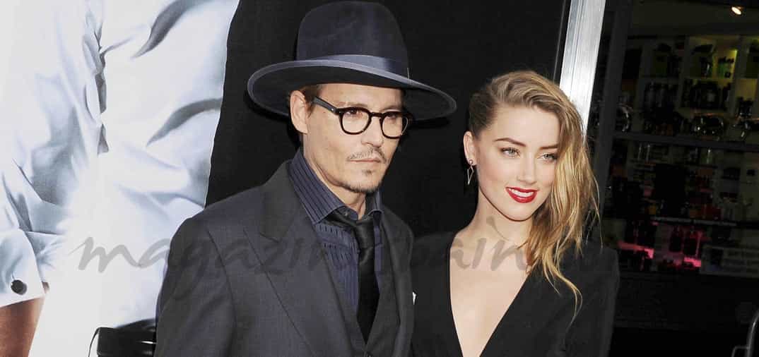 Johnny Deep y Amber Heard, segundo aniversario