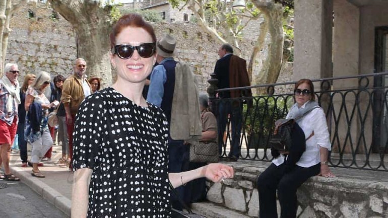 Julianne Moore, turista en Cannes