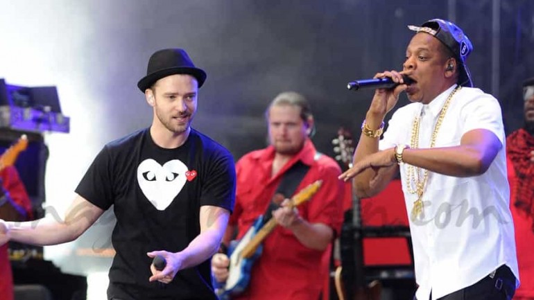 Justin Timberlake y Rihanna de concierto