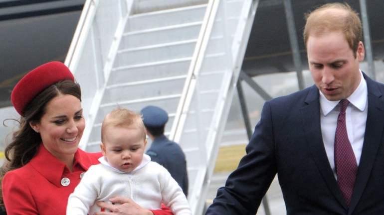 Los Duques de Cambridge y su hijo gira por Oceanía