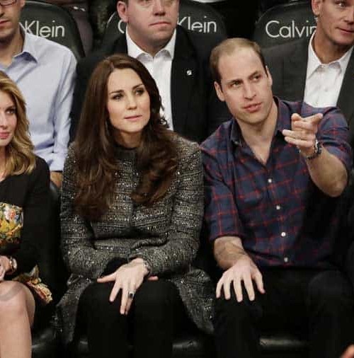 Los príncipes Kate y William se divierten en la NBA con Beyoncé y Jay-Z