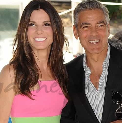 George Clooney y Sandra Bullock en Venecia