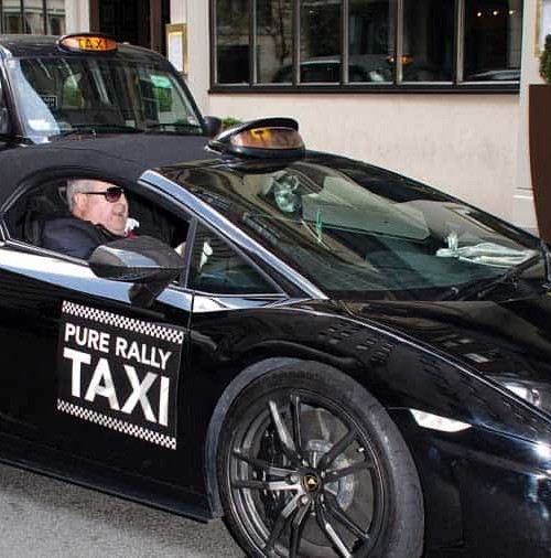En Londres, taxi Lamborghini