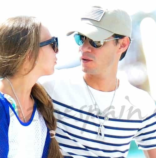 Marc Anthony y Chloe Green se reconcilian en Barbados