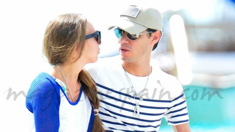 Marc Anthony y Chloe Green se reconcilian en Barbados
